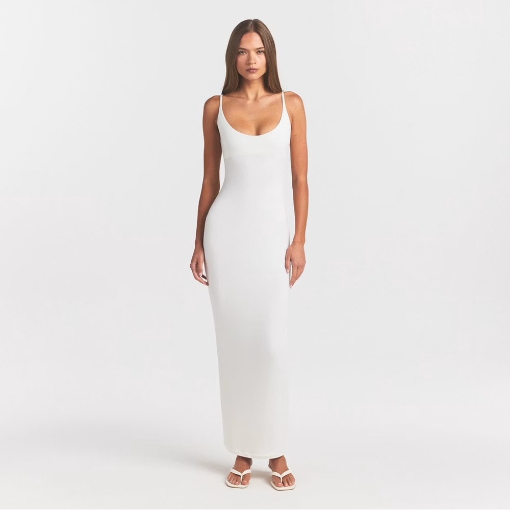 SKIMS Smooth Layers Scoop Neck Long Dress
